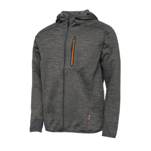 Scierra mikina tech hoodie pewter grey melange - xl