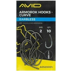 Avid carp háčky armorok hooks curve barbless - 2
