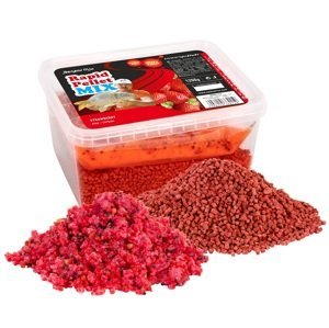 Benzar mix pelety rapid mix 1200 g - jahoda (červená)