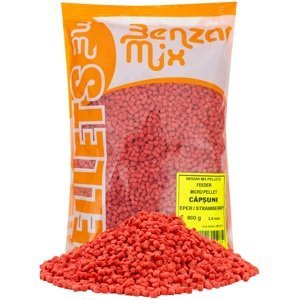 Benzar mix mikro pelety feeder 800 g 3,5 mm - jahoda