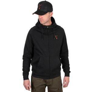 Fox mikina collection lightweight hoodie orange black - xl