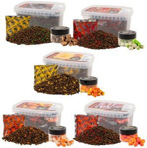 Benzar mix summer pellet box 400 g + twister nástraha + aroma sáček - green betain