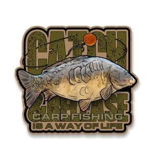 4anglersdesign samolepka 37 catch and release is a way of life