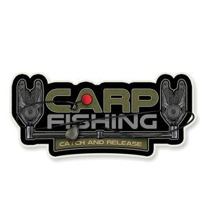 4anglersdesign samolepka 43 carp fishing catch and release