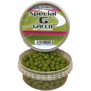 Bait-tech měkčené pelety soft hookers special g 180 ml 6 mm - green