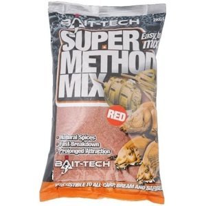Bait-tech krmítková směs super method mix red 2 kg