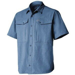 Geoff anderson košile zulo ii modrá krátký rukáv - xl