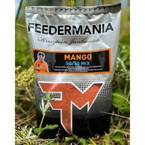 Feedermania krmítková směs groundbait 50/50 mix 800 g - mango