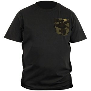 Avid carp tričko cargo t shirt black - xxl