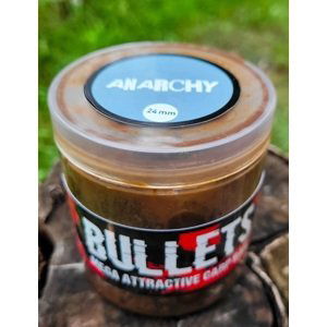 G.b.u. dipované boilies bullets anarchy 200 g - 24 mm