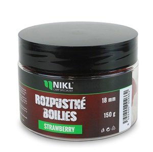 Nikl rozpustné boilies strawberry 150 g - 18 mm