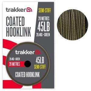 Trakker návazcová šňůra semi stiff coated hooklink 20 m - 45 lb 20,4 kg