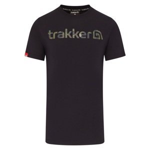 Trakker tričko cr logo t-shirt black camo - m