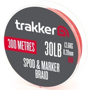 Trakker šňůra spod & marker braid red 300 m - 0,28 mm 13,6 kg 30 lb