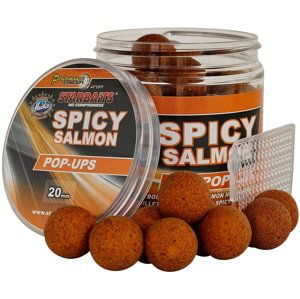 Starbaits plovoucí boilie pop up spicy salmon 50 g -12 mm