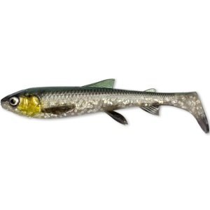 Savage gear gumová nástraha 3d whitefish shad green silver - 17,5 cm 42 g