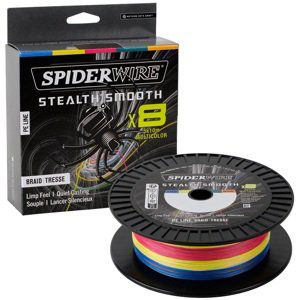 Spiderwire splétaná šňůra stealth smooth 8 600 m - 0,19 mm 18 kg