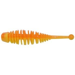 Berkley gumová nástraha powerbait power naiad fluo orange sunshine yellow - 3 cm 12 ks
