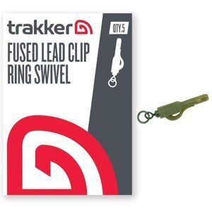 Trakker závěsky fused lead clip ring swivel 5 ks