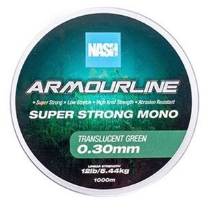 Nash vlasec armourline super strong mono green 1000 m - 0,30 mm 5,44 kg