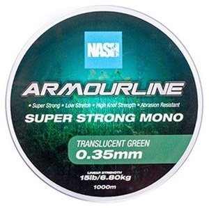 Nash vlasec armourline super strong mono green 1000 m - 0,35 mm 6,80 kg