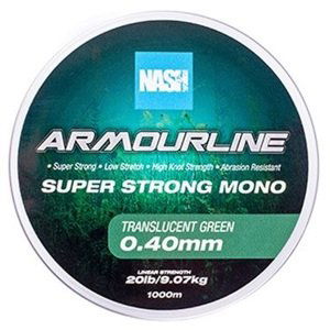 Nash vlasec armourline super strong mono green 1000 m - 0,40 mm 9,07 kg