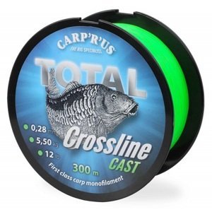 Carp´r´us vlasec total crossline cast green 500 m - průměr 0,28 mm / nosnost 5,5 kg