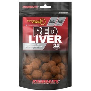 Starbaits boilie red liver 200 g - 24 mm