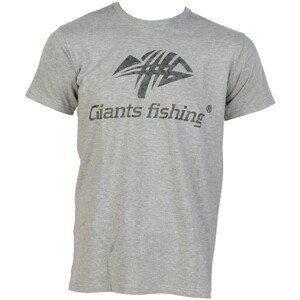 Giants fishing tričko pánské šedé camo logo - xl