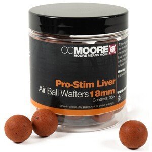 Cc moore vyvážené boilie pro-stim liver air ball wafters - 18 mm 35 ks