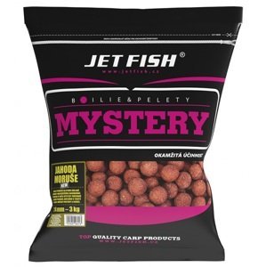 Jet fish boilie mystery jahoda/moruše new 3 kg - 24 mm