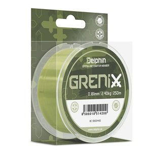 Delphin vlasec grenix carp 250 m - průměr 0,181 mm hmotnost 2,4 kg