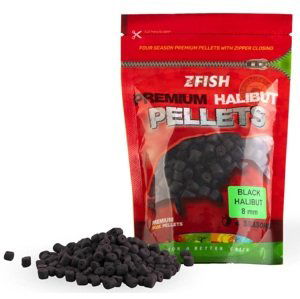 Zfish chytací pelety premium halibut pellets black halibut 200 g - 8 mm