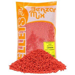 Benzar mix mikro pelety feeder 800 g 1,5 mm - jahoda