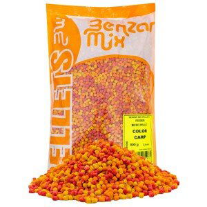 Benzar mix mikro pelety feeder 800 g 1,5 mm - colorcarp mix