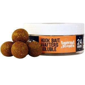 The one vyvážené boile hook bait wafters soluble gold tygří ořech a scopex - 24 mm