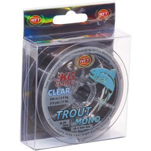 Wft vlasec trout mono black 200 m - 0,16 mm 3,4 kg