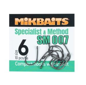 Mikbaits háčky specialits & method sm 007 hook 10 ks - 6