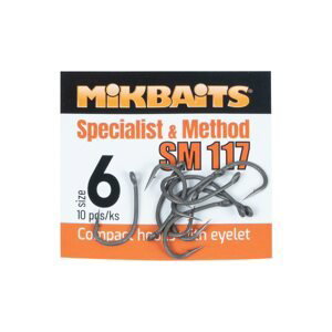 Mikbaits háčky specialits & method sm 117 hook 10 ks - 10