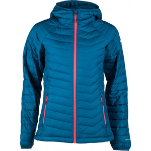 Columbia POWDER LITE HOODED JACKET zelená S - Dámská zimní bunda