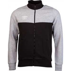 Umbro FLEECE ZIP TROUHG JACKET černá XXL - Pánská mikina