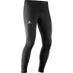 Salomon AGILE LONG TIGHT M Pánské běžecké kalhoty, černá, velikost XXL