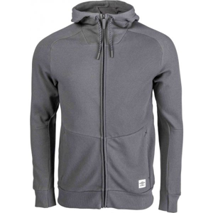 Umbro THE WALSH FZ HOODED JACKET šedá L - Pánská mikina