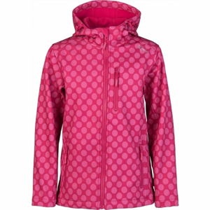Lewro DONA Dívčí softshellová bunda, růžová, velikost 164-170