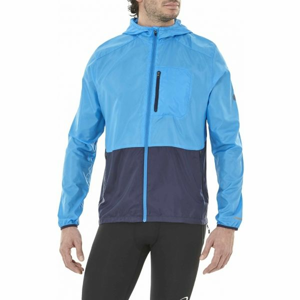 Asics PACKABLE JACKET modrá S - Pánská běžecká bunda