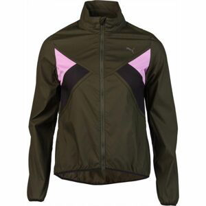 Puma RUN WIND JACKET Dámská bunda, khaki, velikost M