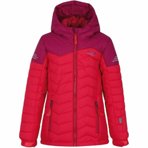Loap FIXINA růžová 140 - Dívčí zimní bunda