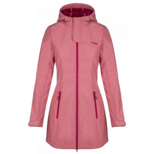 Loap LINZI Dámský sofsthellový kabát, růžová, velikost XS