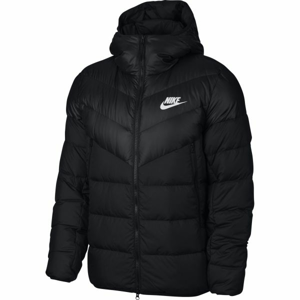 Nike M NSW DWN FILL WR JKT HD černá L - Pánská prošívaná bunda