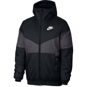 Nike NSW SYN FILL JKT HD černá M - Pánská zateplená bunda